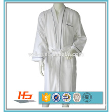 Wholesale 100% Cotton Hotel kimono Waffle Bathrobe